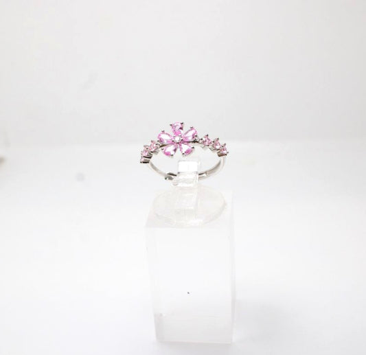Anello "Flowers" – Bianco