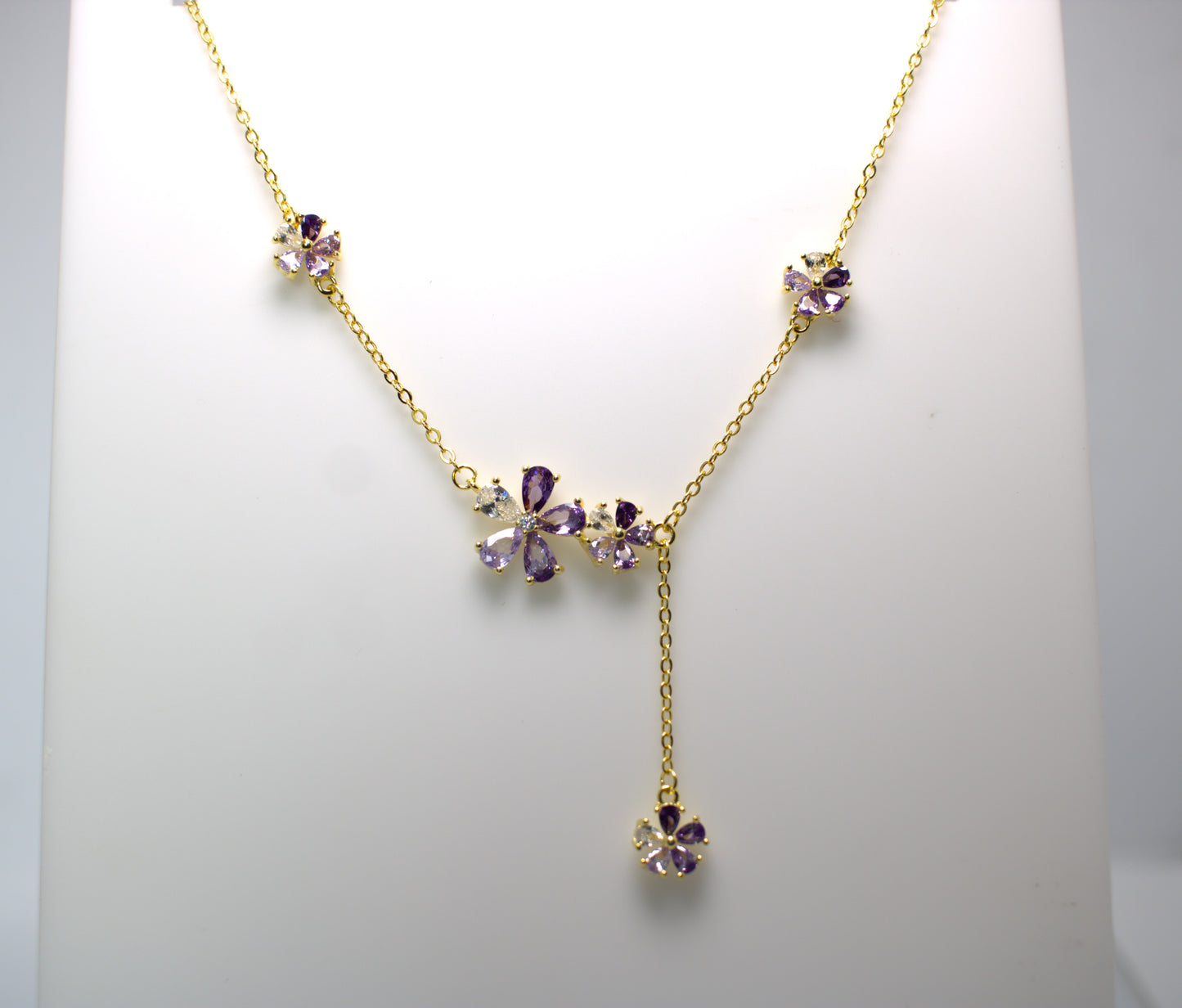 Collana "Flowers" con pendente – Gialla
