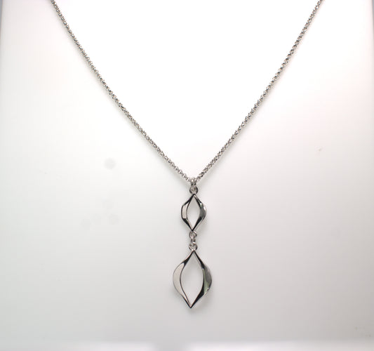 Collana "Old Money" gocce argento 925%