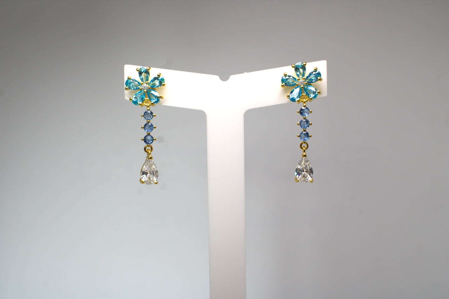 Orecchini Flowers pendenti – Gialli