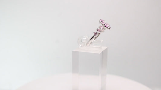 Anello "Flowers" – Bianco