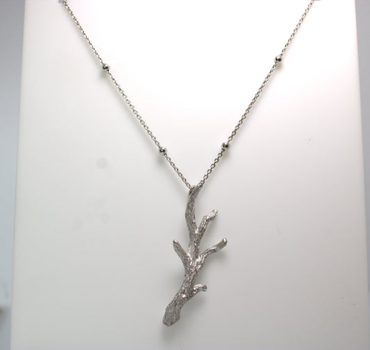 Collana Rametto Flowers in argento 925%